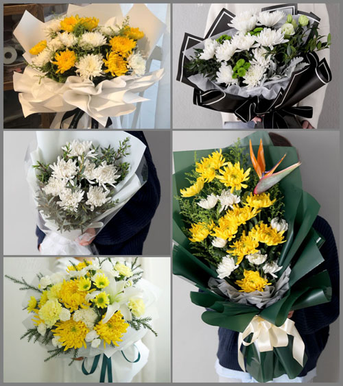 上海嘉定区嘉定工业区陆渡村白事花束代送